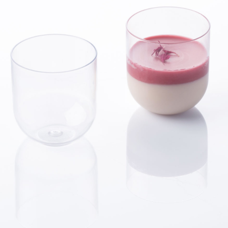 100 szt. 87 ml KIELISZEK JAPAN PMOJA002 MARTELLATO plastikowy transparentny kieliszek do deserów