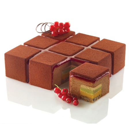 Cubik 1400 Silikomart - forma silikonowa do ciast i deserów - Cukieteria.pl