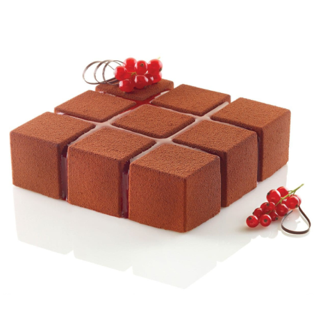 Cubik 1400 Silikomart - forma silikonowa do ciast i deserów - Cukieteria.pl