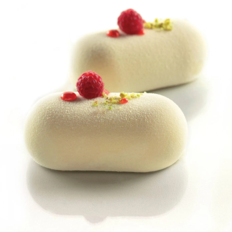 Pillow 80 Silikomart - zestaw do monoporcji - mała poduszka - forma silikonowa z wykrojnikiem - Cukieteria.pl