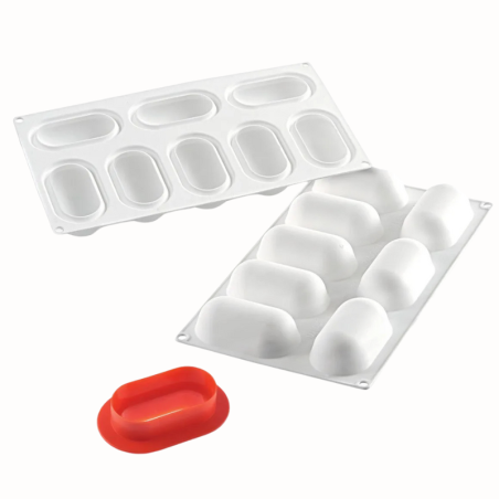 Pillow 80 Silikomart - zestaw do monoporcji - mała poduszka - forma silikonowa z wykrojnikiem - Cukieteria.pl