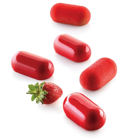 Pillow 30 Silikomart - zestaw do monoporcji - mini poduszka - forma silikonowa z wykrojnikiem - Cukieteria.pl