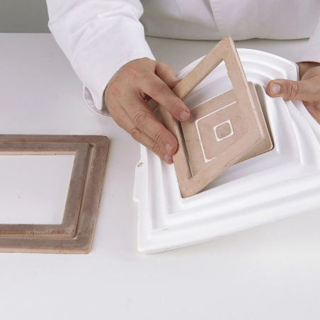 Insert Decor Square Silikomart - forma silikonowa do kwadratowych wkładów i dekoracji - Cukieteria.pl