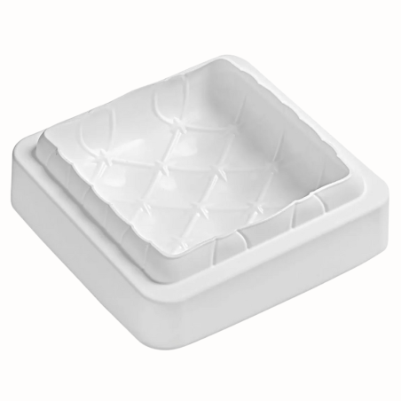 Matelasse Silikomart - pikowana poduszka - forma silikonowa do ciast i deserów - Cukieteria.pl