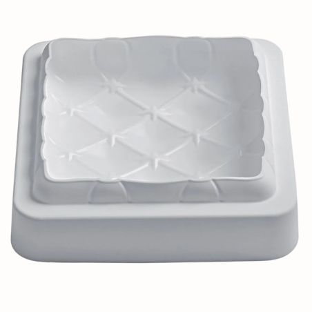 Matelasse Silikomart - pikowana poduszka - forma silikonowa do ciast i deserów - Cukieteria.pl