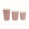 op. 25 szt. Różowy kubek 300 ml do gorących napojów - Cukieteria.pl