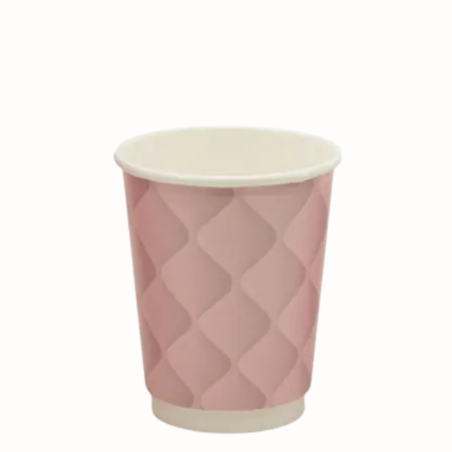 op. 25 szt. Różowy kubek 300 ml do gorących napojów - Cukieteria.pl