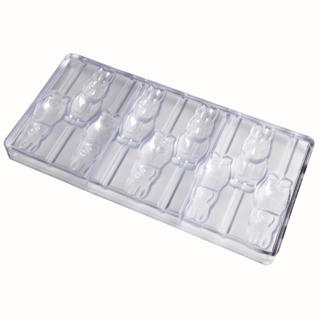 CW1299 Pan Królik - Chocolate World - forma do lizaków czekoladowych - Cukieteria.pl