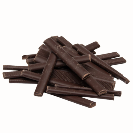 1.6 kg Patyczki z ciemnej czekolady do zapiekania - dł. 80 mm - TB-55-8-356 Barry Callebaut - Cukieteria.pl