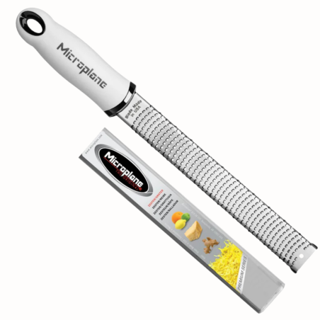 Biała tarka ręczna - Premium Zester Classic Series Microplane - Cukieteria.pl