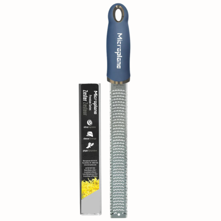 Niebieska tarka ręczna - Premium Zester Classic Series Microplane - denim blue - Cukieteria.pl