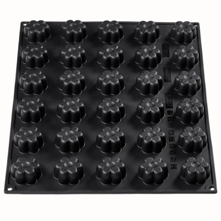 PX43101 Margherita Pavoni - cukiernicza forma silikonowa - kwiaty margaretki - śr. 40 x wys. 20 mm / poj. 20 ml x 30 porcji