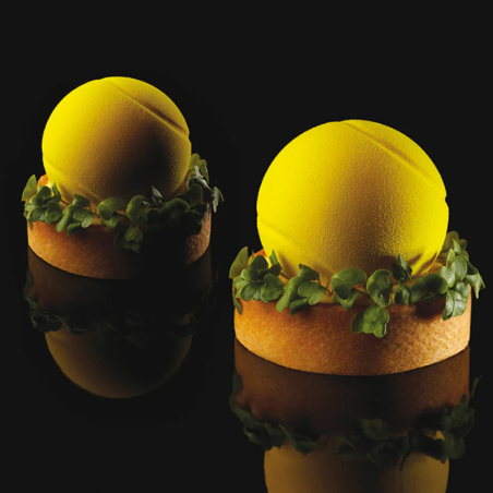 PX4327 Battuta d'inizio Pavoni - forma silikonowa do monoporcji - piłka tenisowa - Cukieteria.pl