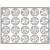 PX4357 Marron Pavoni - forma silikonowa do monoporcji - kasztany jadalne - Cukieteria.pl