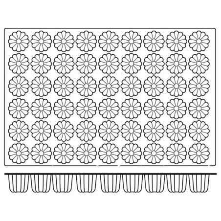 SQ002 Canneles Bordelais Silikomart - cukiernicza forma silikonowa - Cukieteria.pl