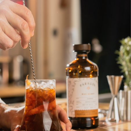 op. 485 ml PARAGON RUE BERRY Monin - kordiał botaniczny - Cukieteria.pl