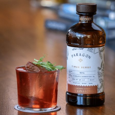 op. 485 ml PARAGON TIMUR BERRY - kordiał botaniczny - Monin - Cukieteria.pl