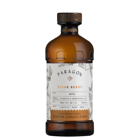 op. 485 ml PARAGON TIMUR BERRY - kordiał botaniczny - Monin - Cukieteria.pl
