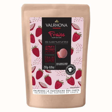 op. 250 g Inspiration Fraise Valrhona - czekolada truskawkowa - Cukieteria.pl
