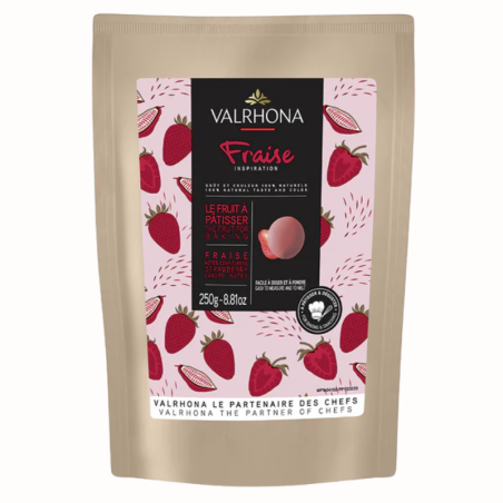 op. 250 g Inspiration Fraise Valrhona - czekolada truskawkowa - Cukieteria.pl