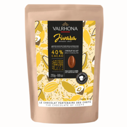 op. 250 g Mleczna czekolada Jivara 40% Valrhona - Cukieteria.pl