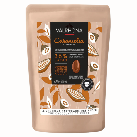 op. 250 g Czekolada Caramelia 36% Valrhona - Cukieteria.pl