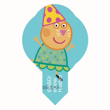 op. 600 szt. Wtykacze waflowe Świnka Peppa - 40225 Modecor - Cukieteria.pl