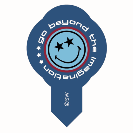 op. 600 szt. Wtykacze waflowe Smiley - 40603 Modecor - Cukieteria.pl