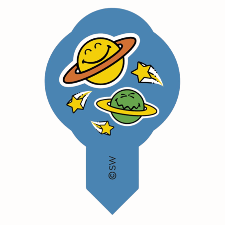 op. 600 szt. Wtykacze waflowe Smiley - 40603 Modecor - Cukieteria.pl