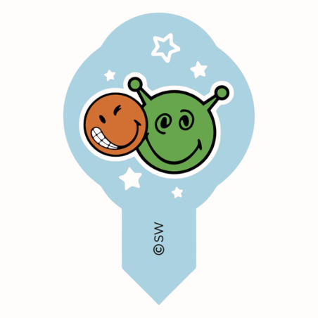 op. 600 szt. Wtykacze waflowe Smiley - 40603 Modecor - Cukieteria.pl