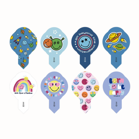 op. 600 szt. Wtykacze waflowe Smiley - 40603 Modecor - Cukieteria.pl