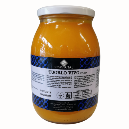 op. 1.25 kg TUORLO VIVO PF124B Comprital - pasteryzowane żółtka jaj z cukrem - Cukieteria.pl