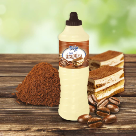 op. 1 kg Topping tiramisu - polewa cukiernicza do lodów i gofrów - Dijo Fun&Food