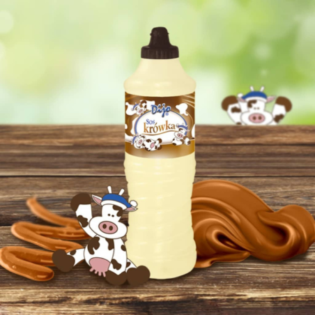 op. 1 kg Topping krówka - polewa cukiernicza do lodów i gofrów - Dijo Fun&Food