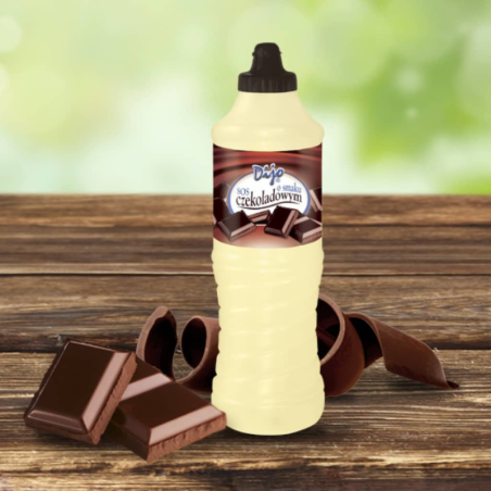 op. 1 kg Topping czekoladowy - polewa cukiernicza do lodów i gofrów - Dijo Fun&Food