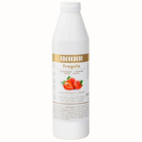 op. 1 kg Topping Fragola - 13206 Babbi - polewa dekoracyjna do lodów i deserów - Cukieteria.pl