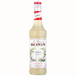 op. 0.7 l Jasmine Le Sirop de MONIN - syrop jaśminowy - szklana butelka - Cukieteria.pl