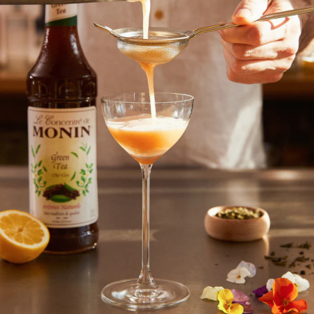 op. 0.7 l Jasmine Le Sirop de MONIN - syrop jaśminowy - szklana butelka - Cukieteria.pl