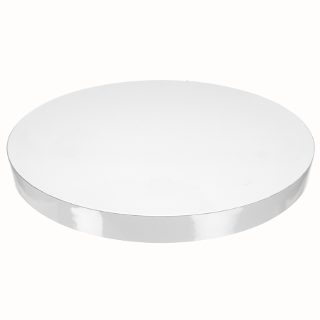 Biały podkład pod tort - okrągła podkładka ze styroduru - Cukieteria.pl