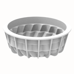 Pleincoeur round 710 Silikomart - cukiernicza forma silikonowa - Cukieteria.pl