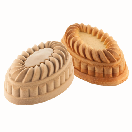 Pleincoeur oval 665 Silikomart - cukiernicza forma silikonowa - Cukieteria.pl