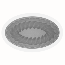 Pleincoeur oval 665 Silikomart - cukiernicza forma silikonowa - Cukieteria.pl