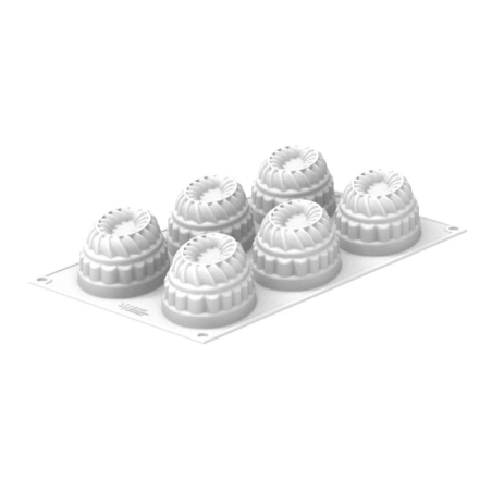 Pleincoeur oval 145 Silikomart - forma silikonowa do monoporcji - Cukieteria.pl