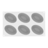 Pleincoeur oval 145 Silikomart - forma silikonowa do monoporcji - Cukieteria.pl