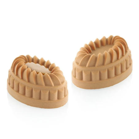 Pleincoeur oval 145 Silikomart - forma silikonowa do monoporcji - Cukieteria.pl