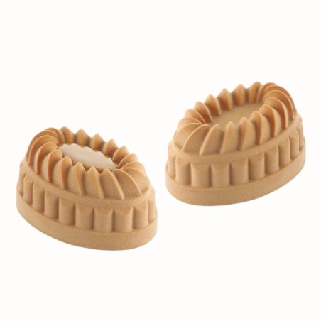 Pleincoeur oval 145 Silikomart - forma silikonowa do monoporcji - Cukieteria.pl