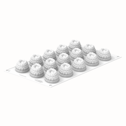 Pleincoeur oval 28 Silikomart - forma silikonowa do monoporcji - Cukieteria.pl