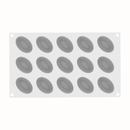 Pleincoeur oval 28 Silikomart - forma silikonowa do monoporcji - Cukieteria.pl