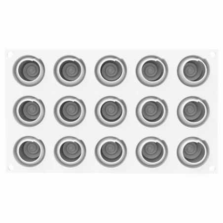 Givré 30 Silikomart - cukiernicza forma silikonowa - róże - Cukieteria.pl