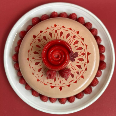 Givré 30 Silikomart - cukiernicza forma silikonowa - róże - Cukieteria.pl